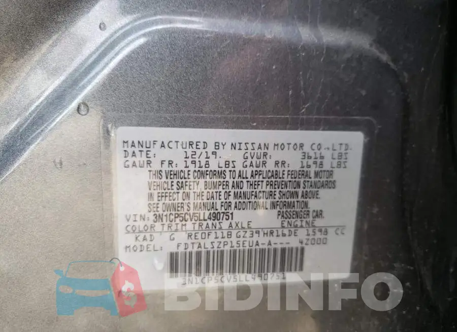 3N1CP5CV5LL490751 Photo# 12