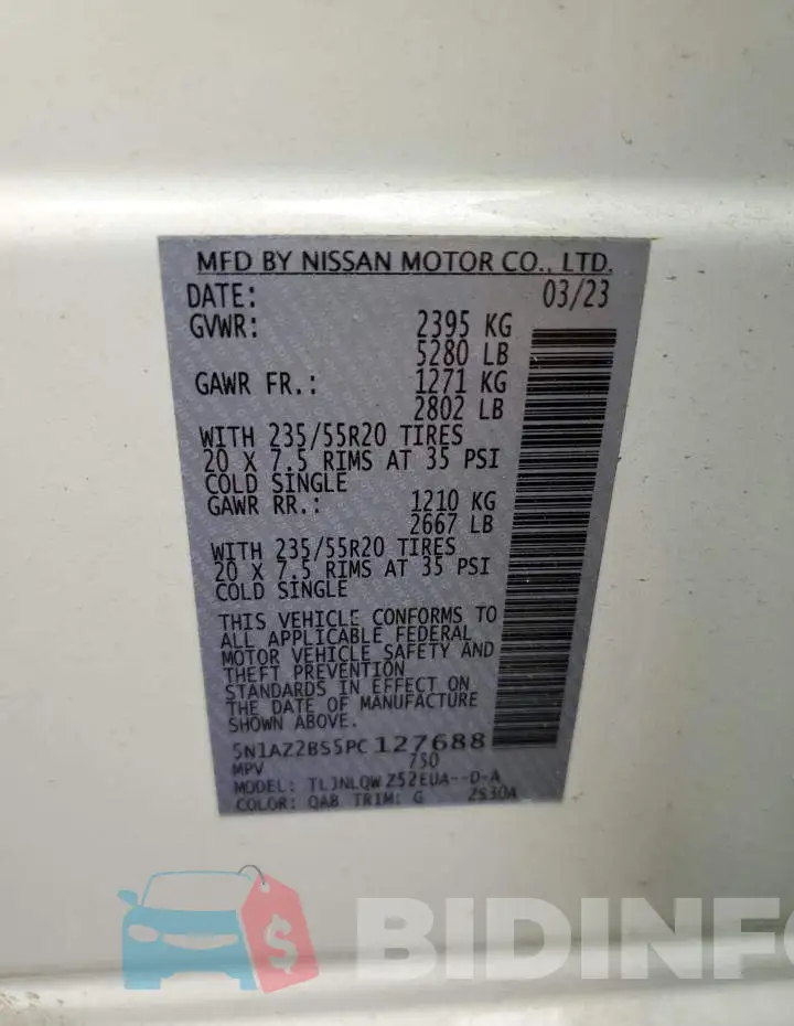 5N1AZ2BS5PC127688 Photo# 12