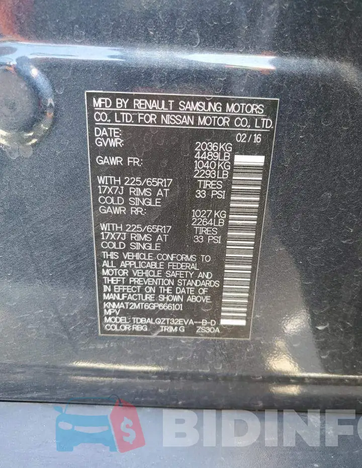 KNMAT2MT6GP666101 Photo# 12