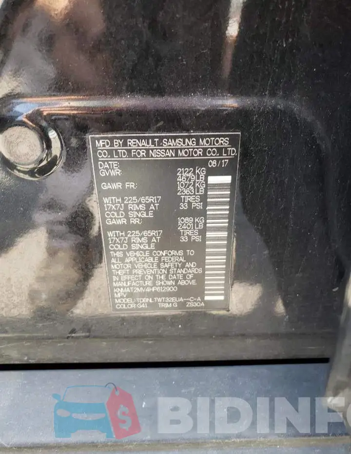 KNMAT2MV4HP612900 Photo# 13