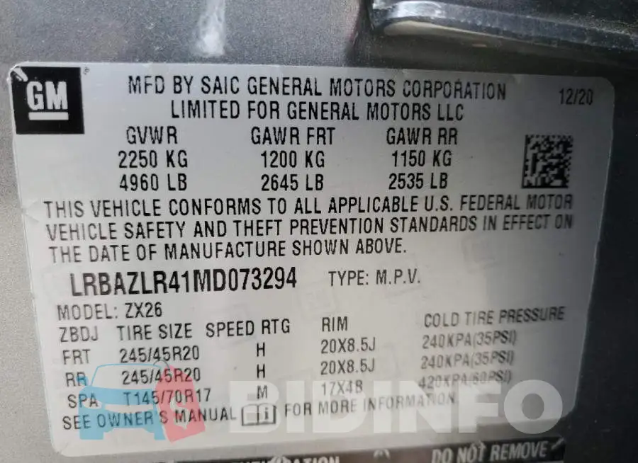 LRBAZLR41MD073294 Photo# 13