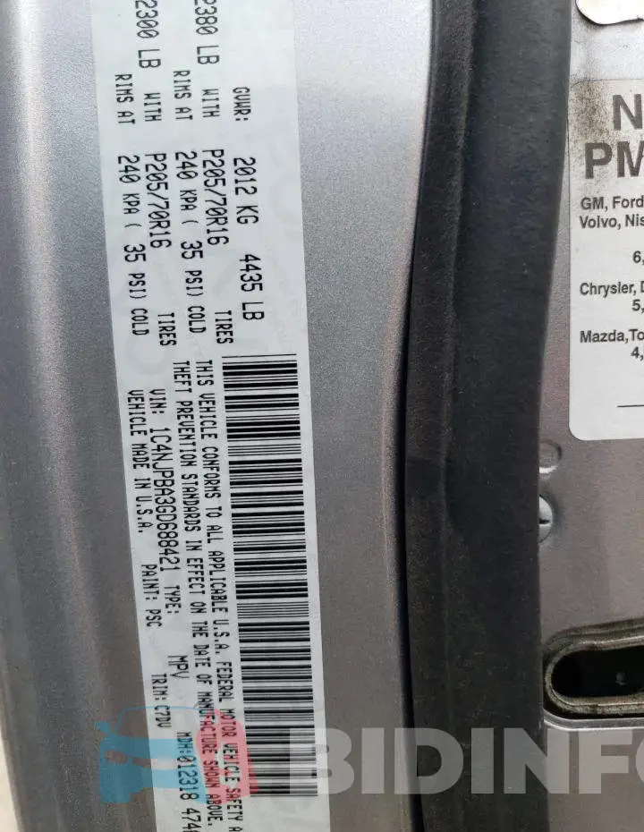 1C4NJPBA3GD688421 Photo# 13
