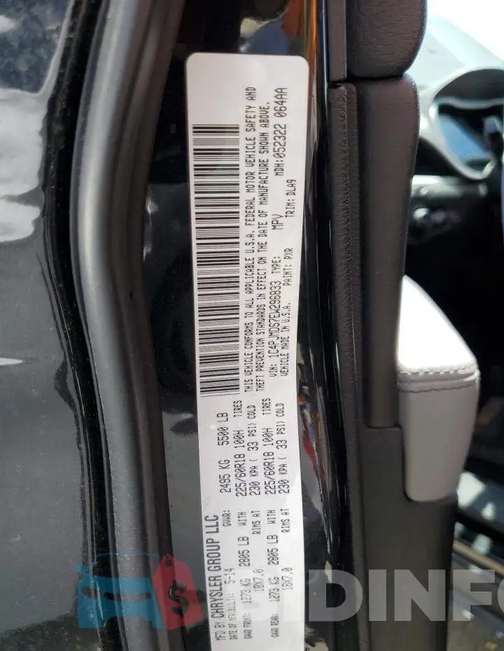 1C4PJMDS7EW296833 Photo# 13