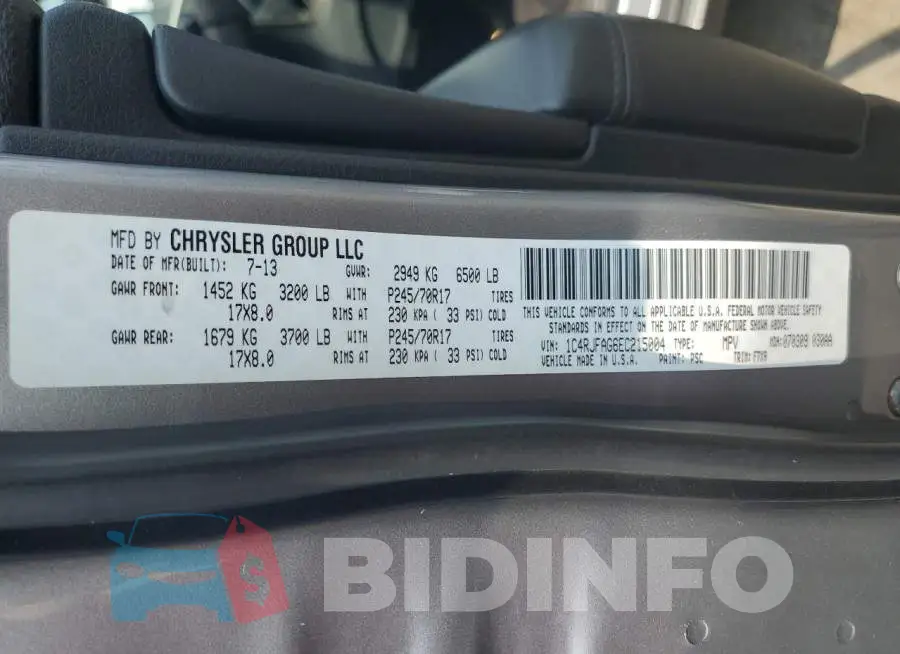 1C4RJFAG6EC215004 Photo# 13