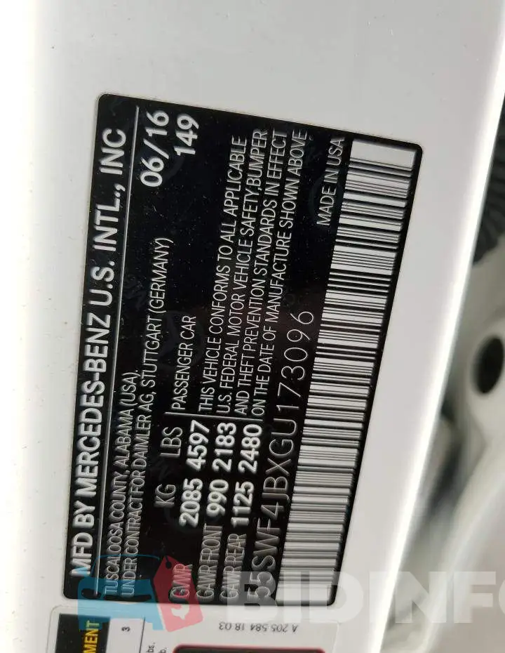 55SWF4JBXGU173096 Photo# 13