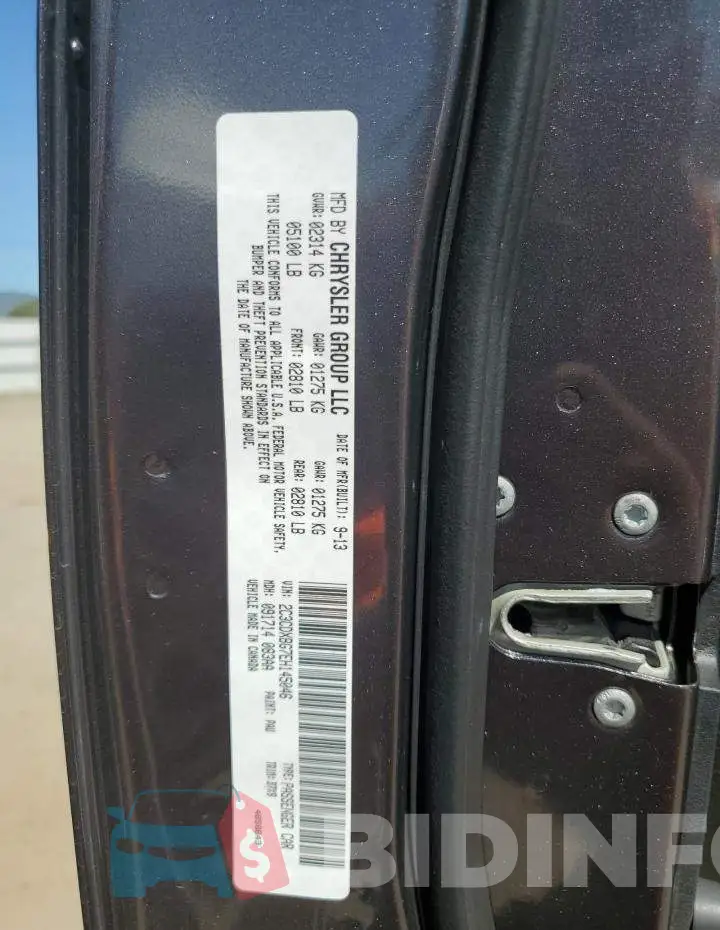 2C3CDXBG7EH145046 Photo# 12
