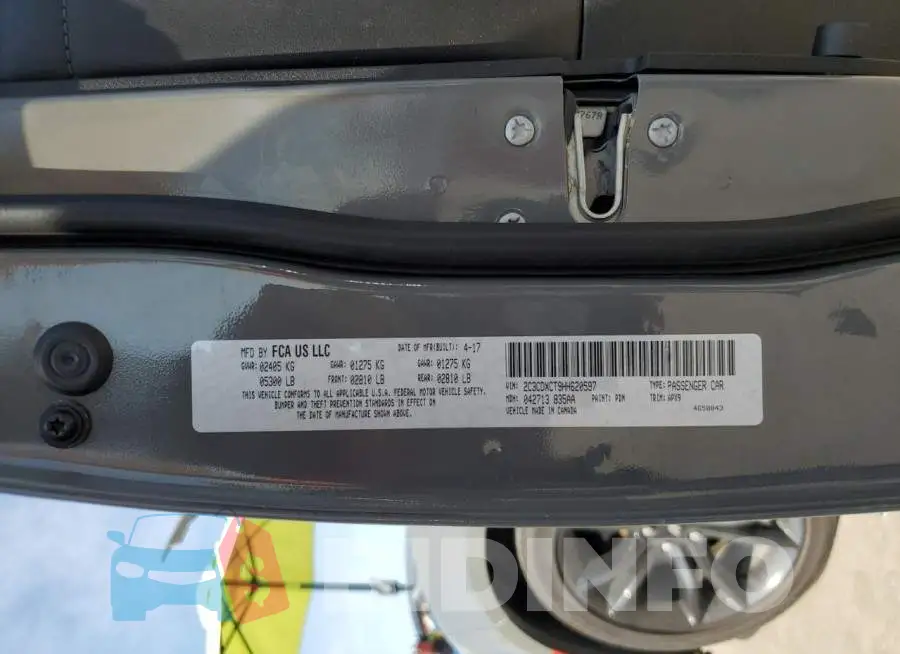 2C3CDXCT9HH620597 Photo# 12