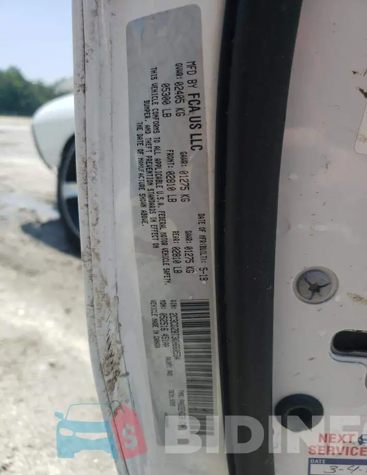 2C3CDZBT3KH660534 Photo# 12