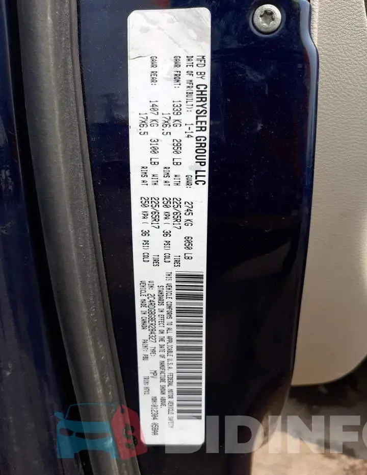2C4RDGBG8ER284327 Photo# 13