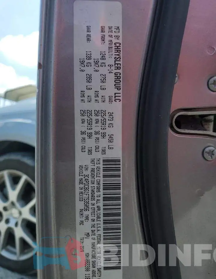 3C4PDCBG1FT535056 Photo# 13