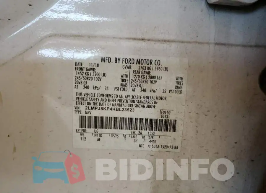 2LMPJ8KP4KBL23523 Photo# 12