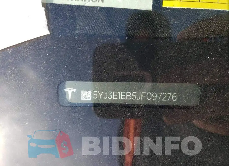 5YJ3E1EB5JF097276 Photo# 12