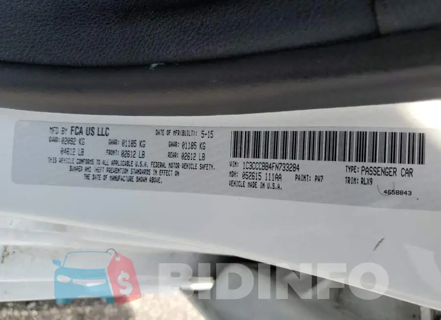 1C3CCCBB4FN733284 Photo# 13