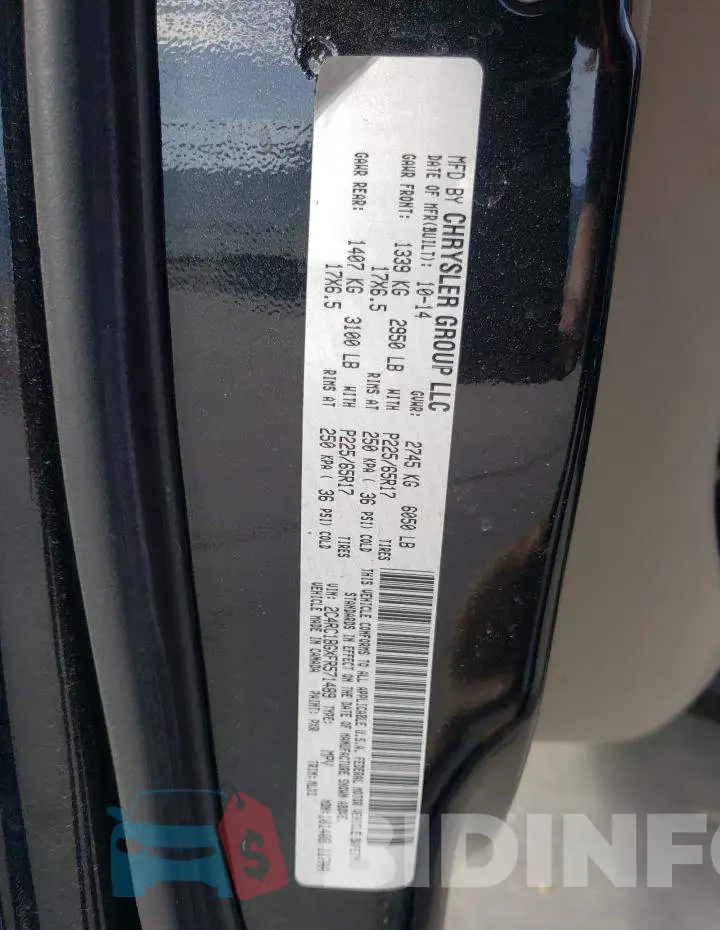 2C4RC1BGXFR571489 Photo# 12
