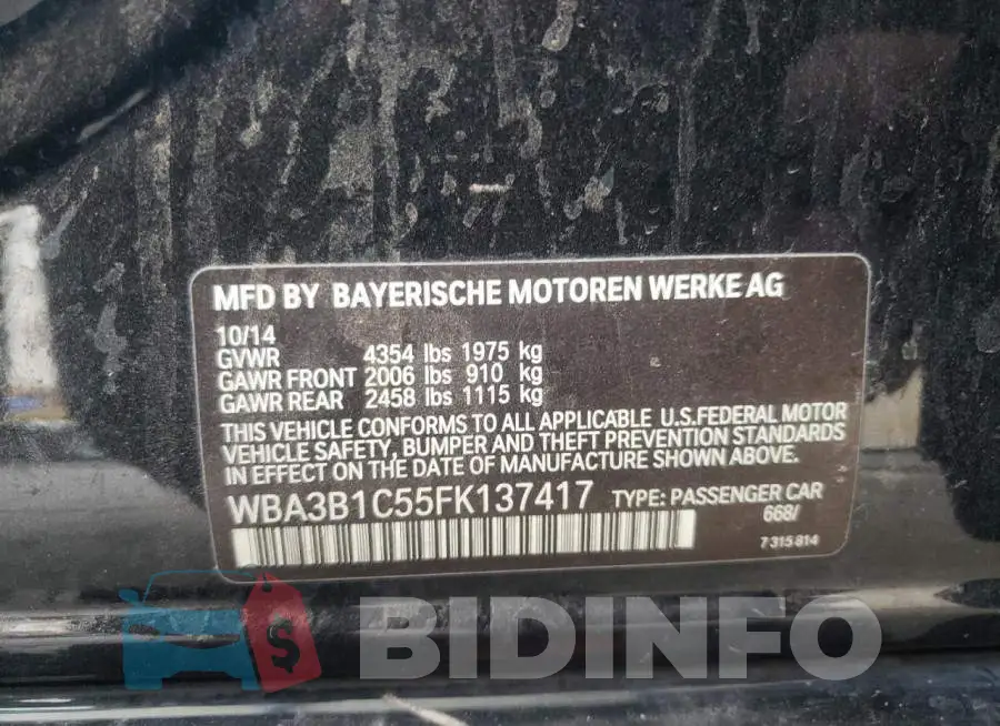 WBA3B1C55FK137417 Photo# 13