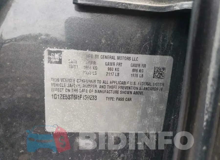 1G1ZE5ST6HF159233 Photo# 12