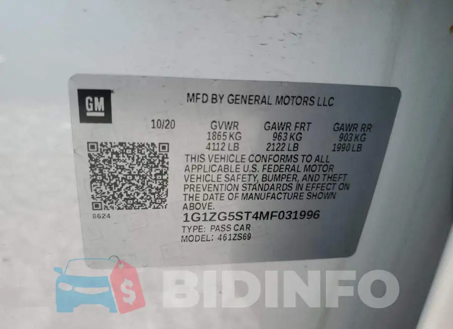 1G1ZG5ST4MF031996 Photo# 12