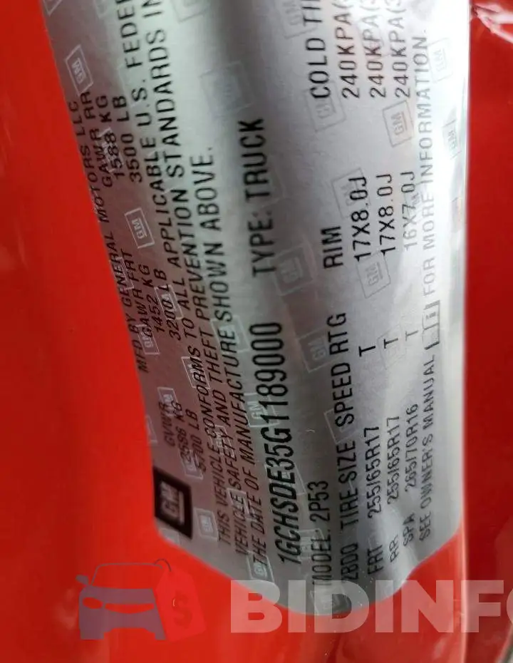 1GCHSDE35G1189000 Photo# 12