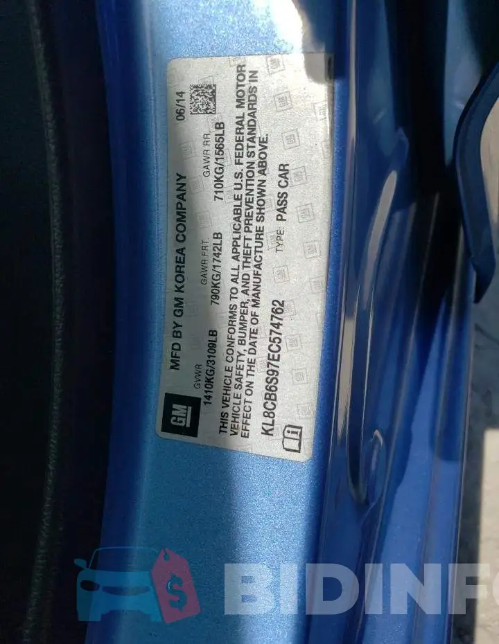 KL8CB6S97EC574762 Photo# 12