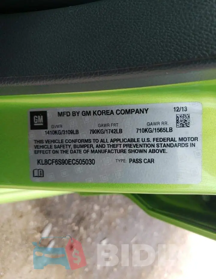 KL8CF6S90EC505030 Photo# 12