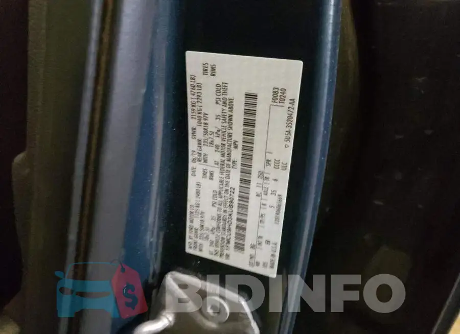 1FMCU9HD3KUB90722 Photo# 14