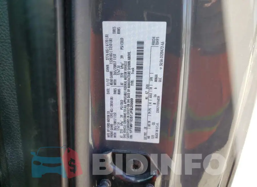 1FTMF1EB7JFB25009 Photo# 12