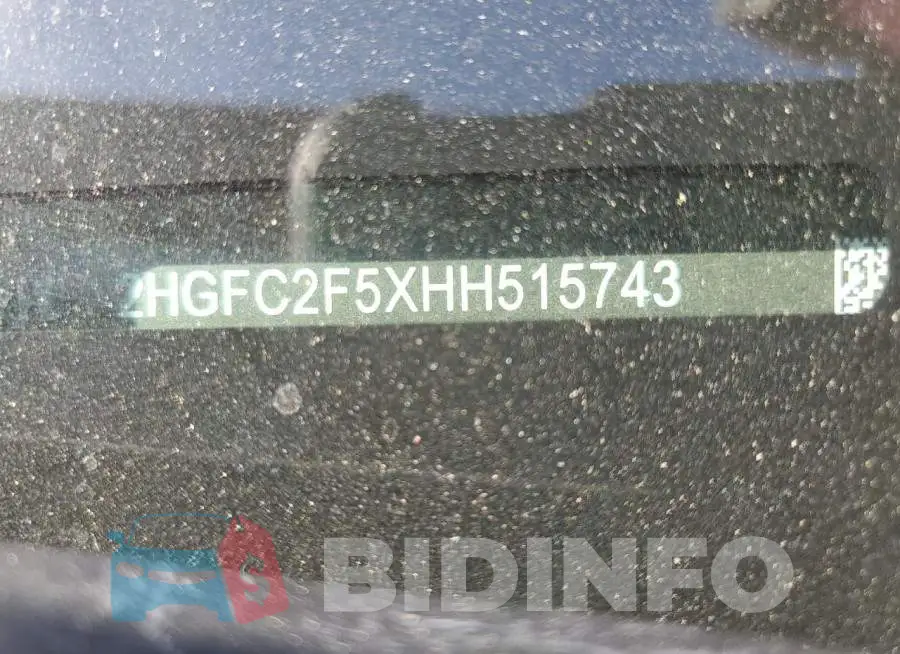 2HGFC2F5XHH515743 Photo# 12