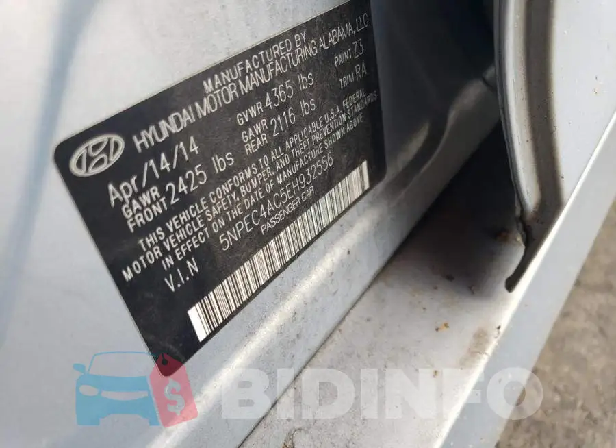 5NPEC4AC5EH932556 Photo# 12