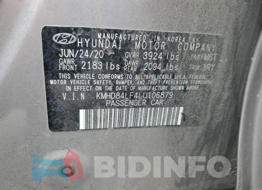 KMHD84LF4LU106879 Photo# 12