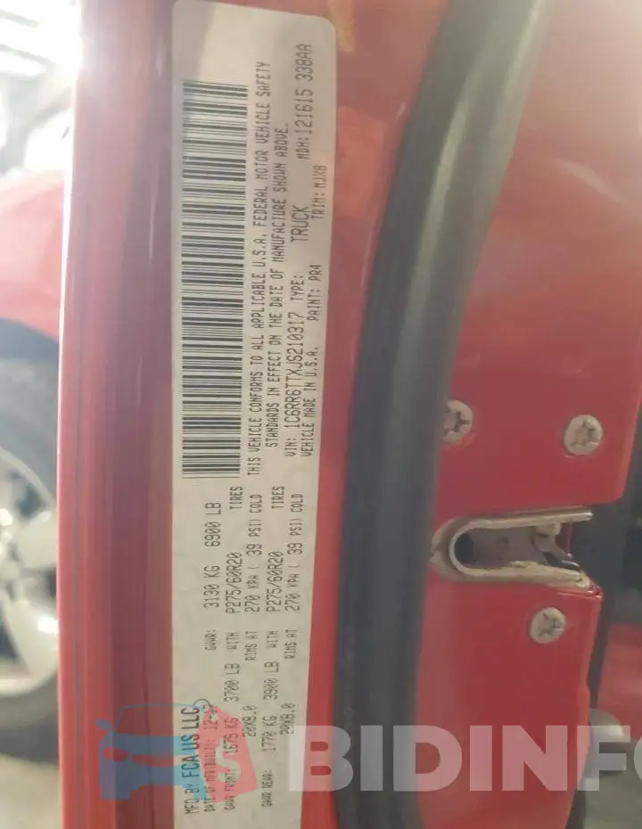 1C6RR6TTXJS210317 Photo# 12