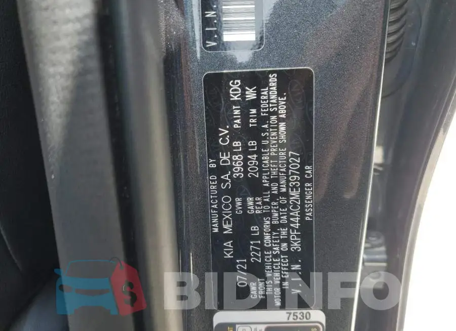 3KPF44AC2ME397027 Photo# 12