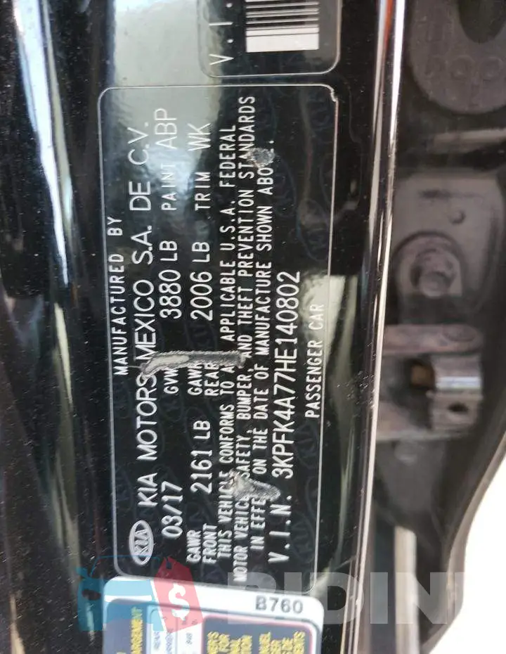 3KPFK4A77HE140802 Photo# 12