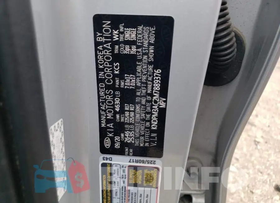 KNDPM3AC2M7889376 Photo# 13