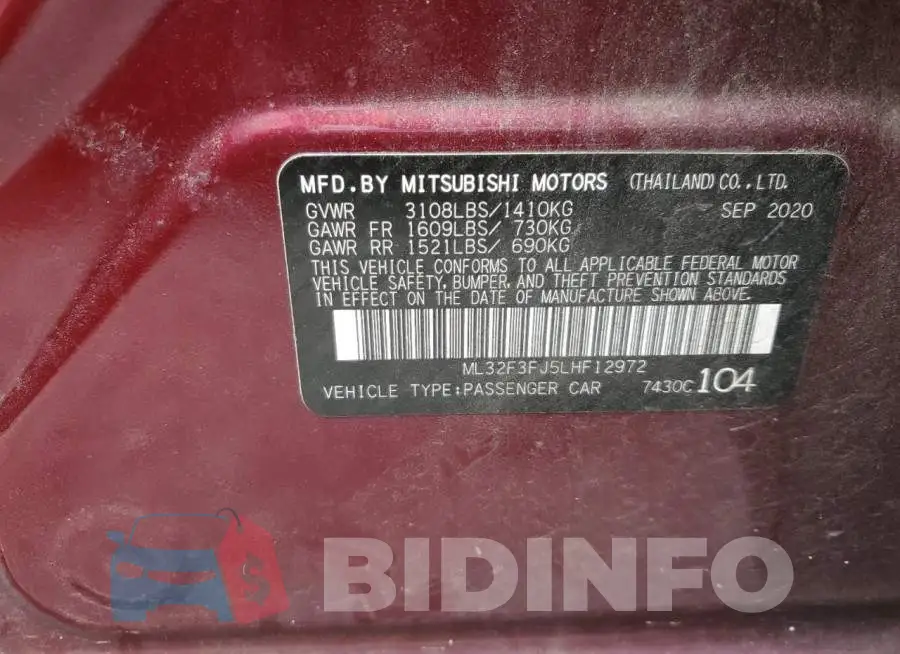ML32F3FJ5LHF12972 Photo# 12