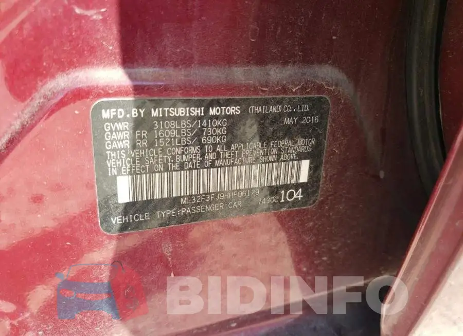 ML32F3FJ9HHF06129 Photo# 12