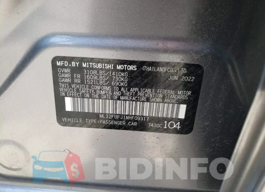 ML32FUFJ1NHF09317 Photo# 12