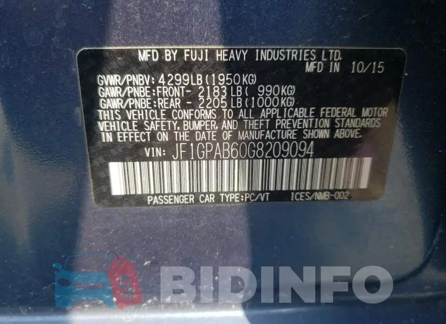 JF1GPAB60G8209094 Photo# 12