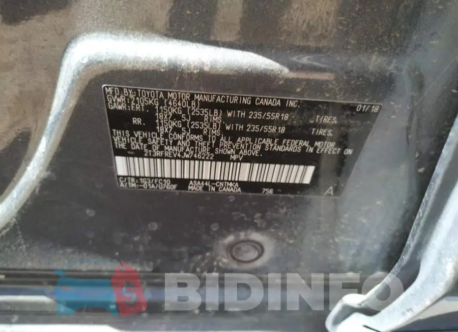 2T3RFREV4JW746222 Photo# 10