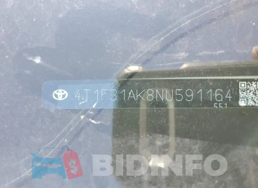 4T1F31AK8NU591164 Photo# 12