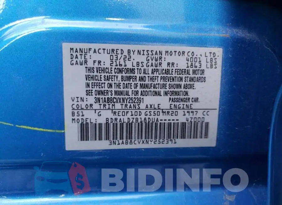 3N1AB8CVXNY252391 Photo# 13