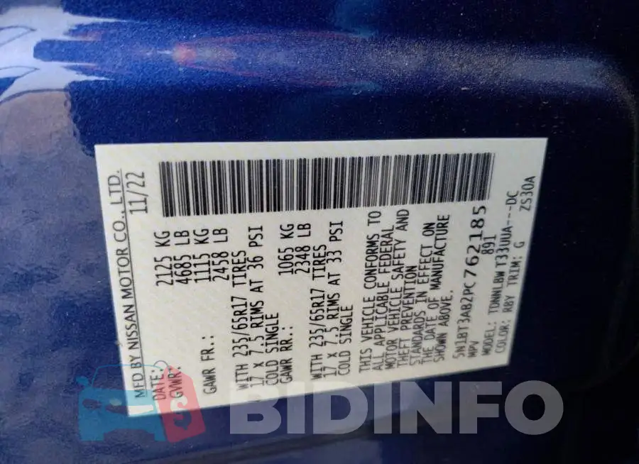 5N1BT3AB2PC762185 Photo# 12