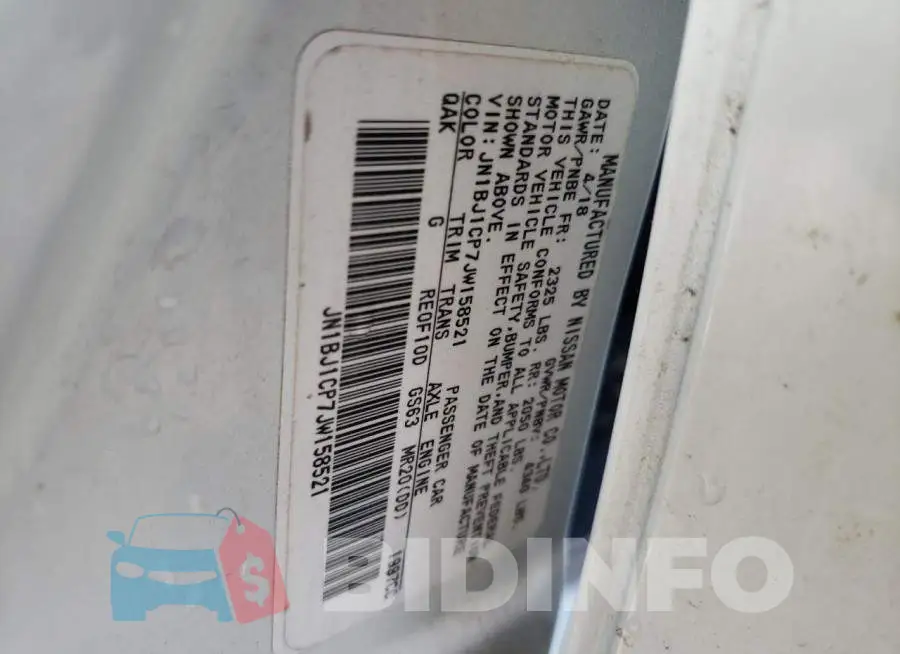 JN1BJ1CP7JW158521 Photo# 13