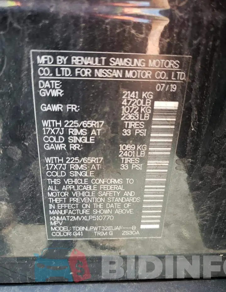 KNMAT2MVXLP510770 Photo# 12