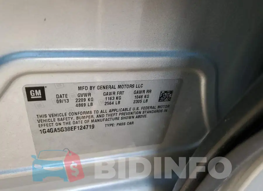 1G4GA5G38EF124719 Photo# 12