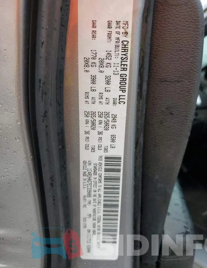 1C4RDHAG7EC339088 Photo# 14