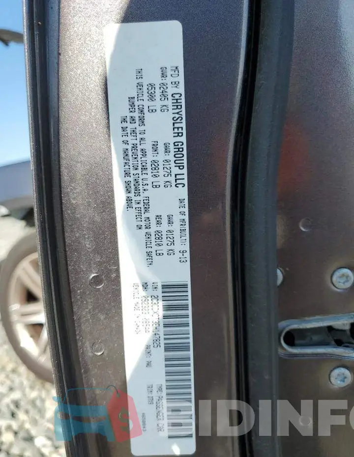 2C3CDXCT3EH147825 Photo# 13