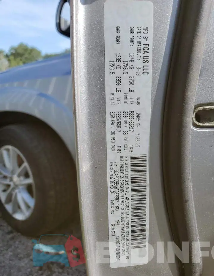 3C4PDCBB4HT507887 Photo# 14