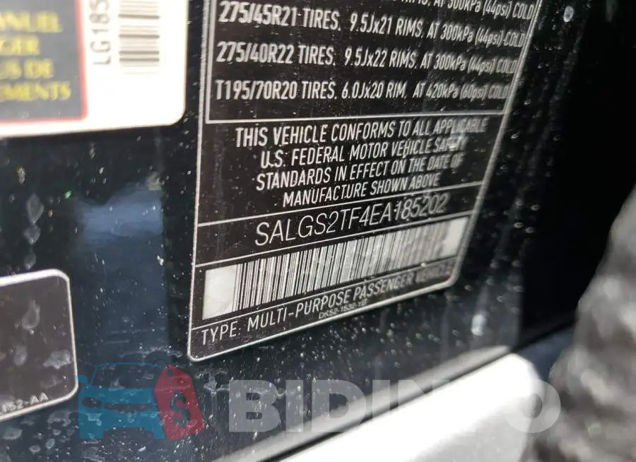 SALGS2TF4EA185202 Photo# 13