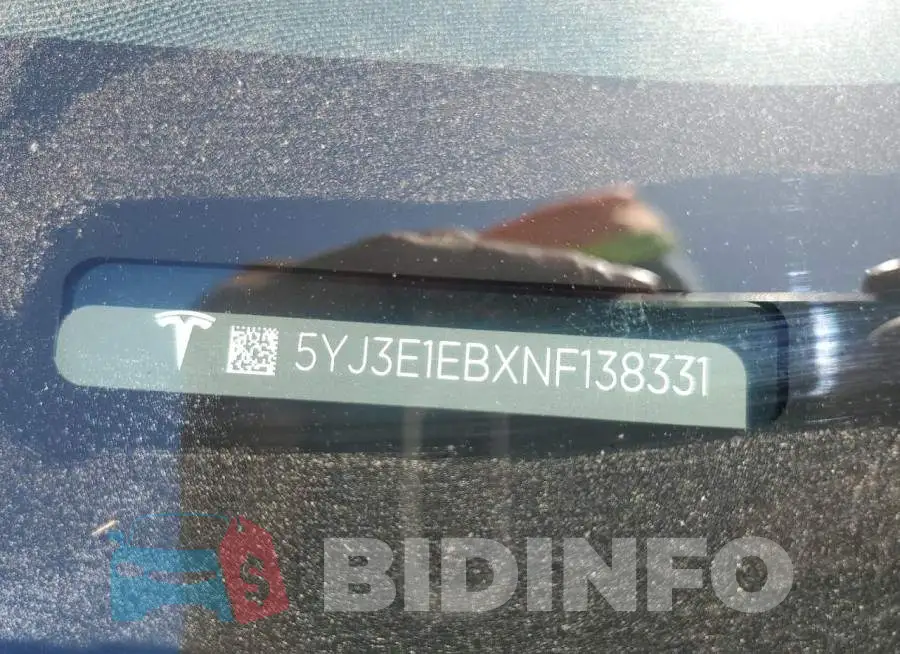 5YJ3E1EBXNF138331 Photo# 12