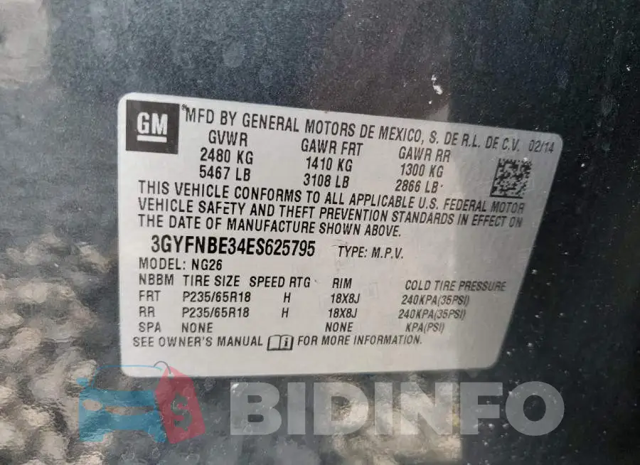 3GYFNBE34ES625795 Photo# 12